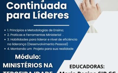 FORMAÇÃO CONTINUADA PARA LÍDERES